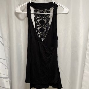 Lace racer back tank